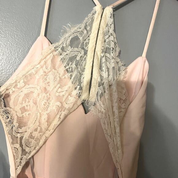 Lovers + Friends The Paris Lace Silky Fairy Romantic Ethereal Slip Dress 4 NWT - Picture 8 of 13